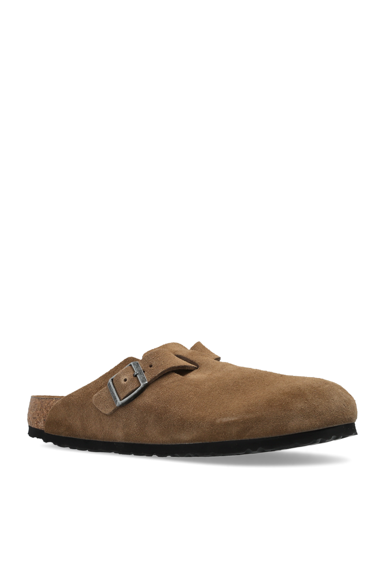 BIRKENSTOCK BOSTON ブラウン スエード 36 Birkenstock Unisex Boston Soft Footbed Slides - Tobacco